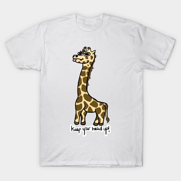 Gina the giraffe T-Shirt by MurderBeanArt